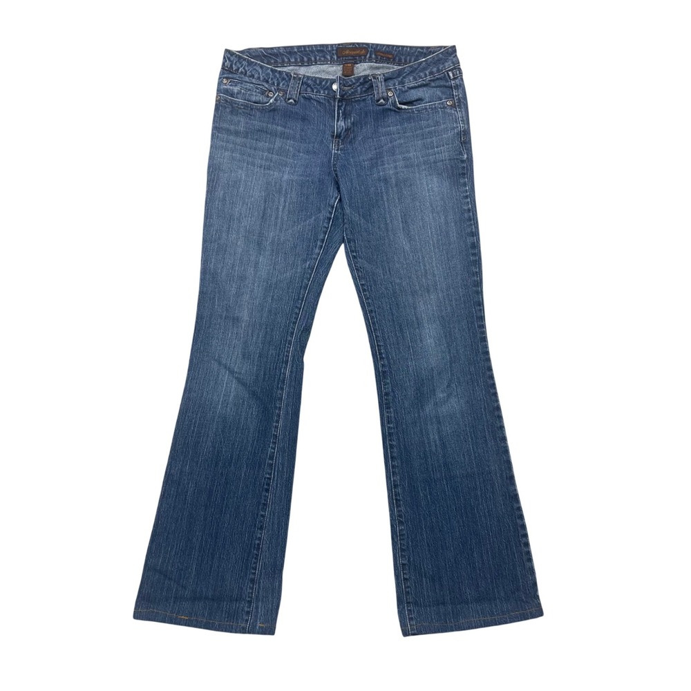 Aeropostale Stretch Y2K Boot Jeans Womens 7/8R Medium Blue Denim Low Rise 31x31